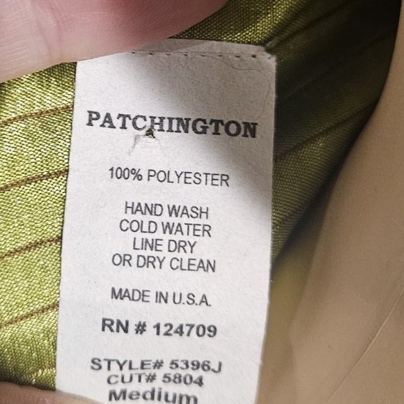 PATCHINGTON Ombre Satin Textured Single Button Jacket Medium. - Picture 5 of 5